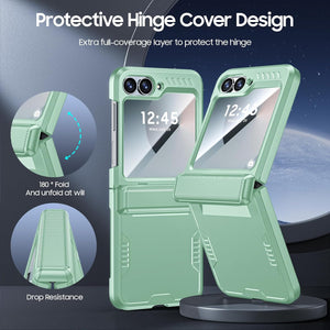 Samsung Galaxy Z Flip 6 Card Holder & Hinge Protection & Screen Protector - Redpepper Cases