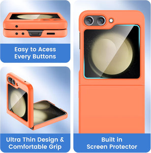 Samsung Galaxy Z Flip 6 Hard PC Ultra - Thin Anti - Scratches Wireless Charging Protective Phone Case - Redpepper Cases