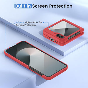 Samsung Galaxy Z Flip 6 Hard PC Ultra - Thin Anti - Scratches Wireless Charging Protective Phone Case - Redpepper Cases
