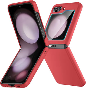 Samsung Galaxy Z Flip 6 Hard PC Ultra - Thin Anti - Scratches Wireless Charging Protective Phone Case - Redpepper Cases