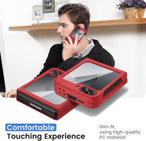 Samsung Galaxy Z Flip 6 Hard PC Ultra - Thin Anti - Scratches Wireless Charging Protective Phone Case - Redpepper Cases