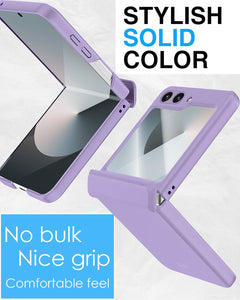 Samsung Galaxy Z Flip 6 Hinge Protection Built - in Screen Protector Wireless Charging Phone Case - Redpepper Cases