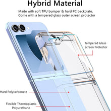 Load image into Gallery viewer, Samsung Galaxy Z Flip 6 Screen Protector Slim Shockproof TPU Bumper Hard PC Cover - Redpepper Cases