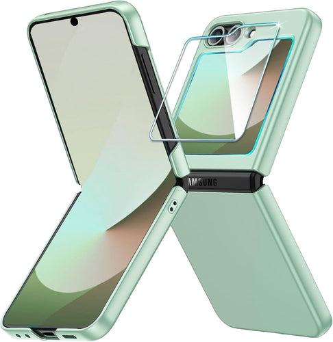 Samsung Galaxy Z Flip 6 Screen Protector Slim Shockproof TPU Bumper Hard PC Cover - Redpepper Cases