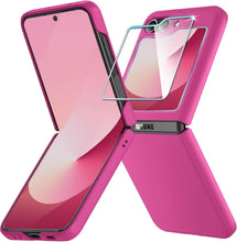 Load image into Gallery viewer, Samsung Galaxy Z Flip 6 Screen Protector Slim Shockproof TPU Bumper Hard PC Cover - Redpepper Cases