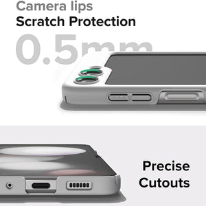 Samsung Galaxy Z Flip 6 Screen Protector Slim Shockproof TPU Bumper Hard PC Cover - Redpepper Cases