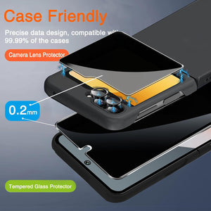 Samsung Galaxy Z Flip 6 Tempered Glass + 2 Pack Camera Lens Protector - Redpepper Cases