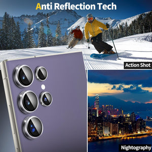 Samsung Galaxy Z Flip 6 Tempered Glass+1 Set Camera lens Protector - Redpepper Cases