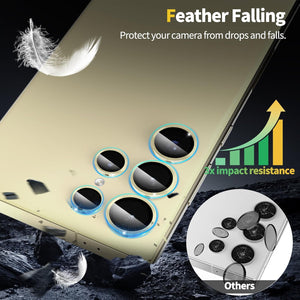 Samsung Galaxy Z Flip 6 Tempered Glass+1 Set Camera lens Protector - Redpepper Cases