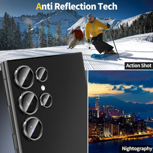 Samsung Galaxy Z Flip 6 Tempered Glass+1 Set Camera lens Protector - Redpepper Cases