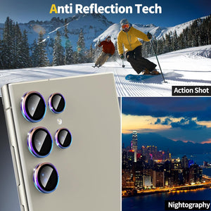 Samsung Galaxy Z Flip 6 Tempered Glass+1 Set Camera lens Protector - Redpepper Cases