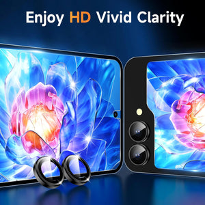 Samsung Galaxy Z Flip 6 Tempered Glass+1 Set Camera lens Protector - Redpepper Cases