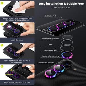 Samsung Galaxy Z Fold 6 5G Camera Lens Protector Case Cover - Redpepper Cases