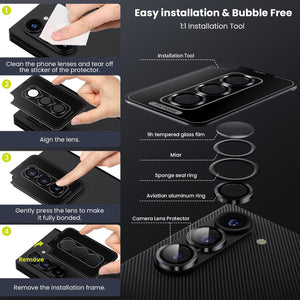 Samsung Galaxy Z Fold 6 5G Camera Lens Protector Case Cover - Redpepper Cases