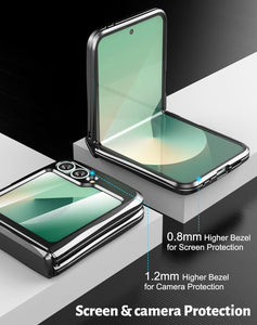 Samsung Z Flip 6 Aluminum Metal Heavy Duty Shockproof Protective Case - Redpepper Cases