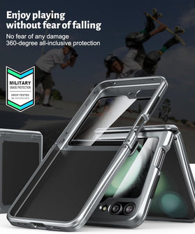 Samsung Z Flip 6 Aluminum Metal Heavy Duty Shockproof Protective Case - Redpepper Cases