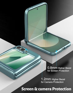 Samsung Z Flip 6 Aluminum Metal Heavy Duty Shockproof Protective Case - Redpepper Cases