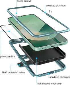 Samsung Z Flip 6 Aluminum Metal Heavy Duty Shockproof Protective Case - Redpepper Cases