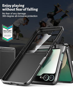Samsung Z Flip 6 Aluminum Metal Heavy Duty Shockproof Protective Case - Redpepper Cases