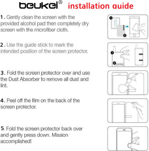 3-Pack Tempered Glass Screen Protector for Motorola Moto G Play - Touch Sensitive, Case Compatible, 9H Hardness - Redpepper Cases