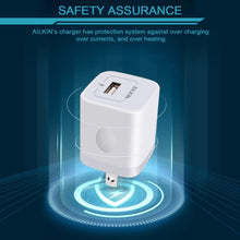 Load image into Gallery viewer, AILKIN USB Charger Wall Plug, Fast Charging Outlet AC Power Adapter Block - Redpepper Cases