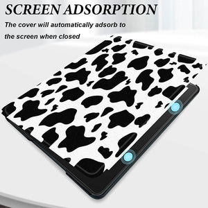 Aippdo Case 6.8” Paperwhite 11th Generation Kindle Paperwhit Black White Cows - Redpepper Cases