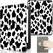 Load image into Gallery viewer, Aippdo Case 6.8” Paperwhite 11th Generation Kindle Paperwhit Black White Cows - Redpepper Cases