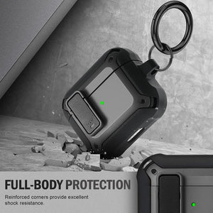 Airpod 3rd Generation Case Secure Lock Clip Case Apple AirPod 3 Case -Black - Redpepper Cases