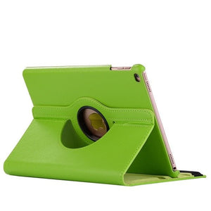 Apple iPad 9.7 Case with 360 Degree Rotating Leather Smart Cover fits 5th/6th Gen - Redpepper Cases