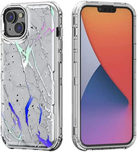 Load image into Gallery viewer, Apple iPhone 13 Pro Max, 6.7 inch, Stylish Cute Triple Layer Proof Case Purple Hibiscus - Redpepper Cases