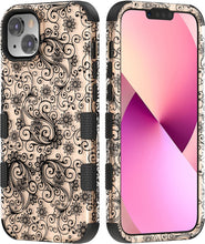Load image into Gallery viewer, Apple iPhone 13 Pro Max, 6.7 inch, Stylish Cute Triple Layer Proof Case Purple Hibiscus - Redpepper Cases