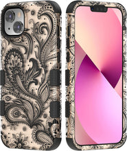 Load image into Gallery viewer, Apple iPhone 13 Pro Max, 6.7 inch, Stylish Cute Triple Layer Proof Case Purple Hibiscus - Redpepper Cases