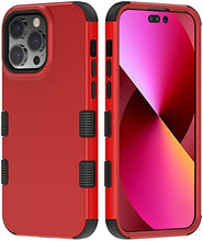 Load image into Gallery viewer, Apple iPhone 13 Pro Max, 6.7 inch, Stylish Cute Triple Layer Proof Case Purple Hibiscus - Redpepper Cases