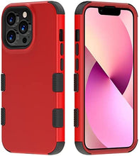 Load image into Gallery viewer, Apple iPhone 13 Pro Max, 6.7 inch, Stylish Cute Triple Layer Proof Case Purple Hibiscus - Redpepper Cases