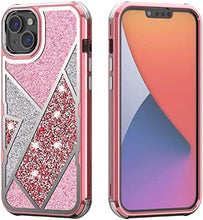 Load image into Gallery viewer, Apple iPhone 13 Pro Max, 6.7 inch, Stylish Cute Triple Layer Proof Case Purple Hibiscus - Redpepper Cases