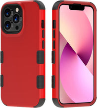 Load image into Gallery viewer, Apple iPhone 13 Pro Max, 6.7 inch, Stylish Cute Triple Layer Proof Case Purple Hibiscus - Redpepper Cases