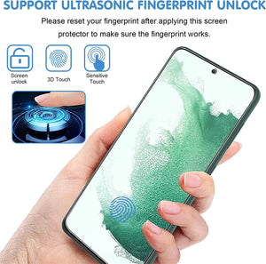 Arshek Glass Screen Protector Samsung Galaxy S22 5G, 9H Clear, Case - Redpepper Cases