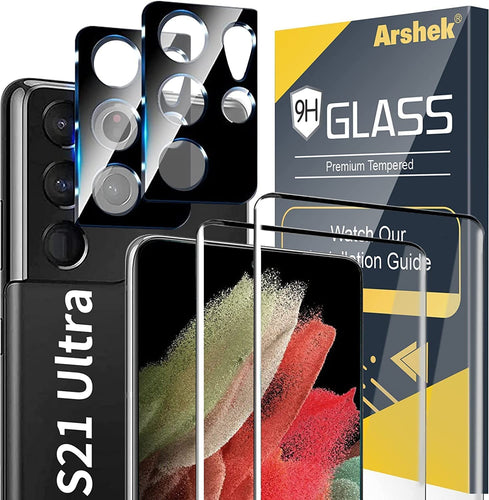 Arshek Glass Screen Protector Samsung Galaxy S22 5G, 9H Clear, Case - Redpepper Cases