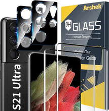 Load image into Gallery viewer, Arshek Glass Screen Protector Samsung Galaxy S22 5G, 9H Clear, Case - Redpepper Cases