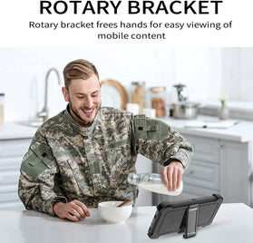 Belt-Clip Holster for Galaxy S21 Ultra | Full Body Rugged Military S21 Ultra - Redpepper Cases