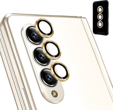 Load image into Gallery viewer, Camera Lens Protector Samsung Galaxy Z Fold 4 5G,Ultra Clear Case Tray Gold - Redpepper Cases