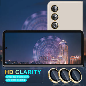 Camera Lens Protector Samsung Galaxy Z Fold 4 5G,Ultra Clear Case Tray Gold - Redpepper Cases