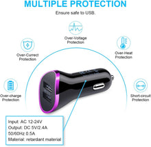 Load image into Gallery viewer, Car Charger Adapter, Wall Plug Charging Cube 2Pcak Type C Charger Samsung Galaxy - Redpepper Cases