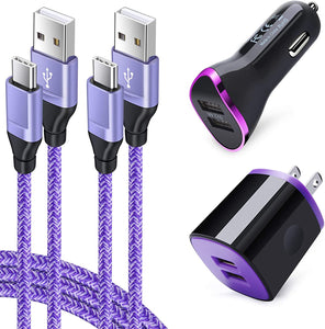Car Charger Adapter, Wall Plug Charging Cube 2Pcak Type C Charger Samsung Galaxy - Redpepper Cases