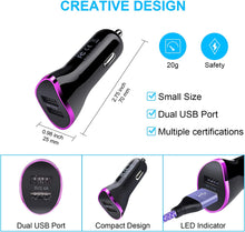 Load image into Gallery viewer, Car Charger Adapter, Wall Plug Charging Cube 2Pcak Type C Charger Samsung Galaxy - Redpepper Cases