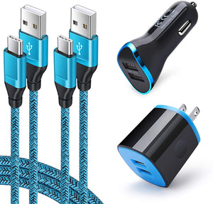 Car Charger Adapter, Wall Plug Charging Cube 2Pcak Type C Charger Samsung Galaxy - Redpepper Cases