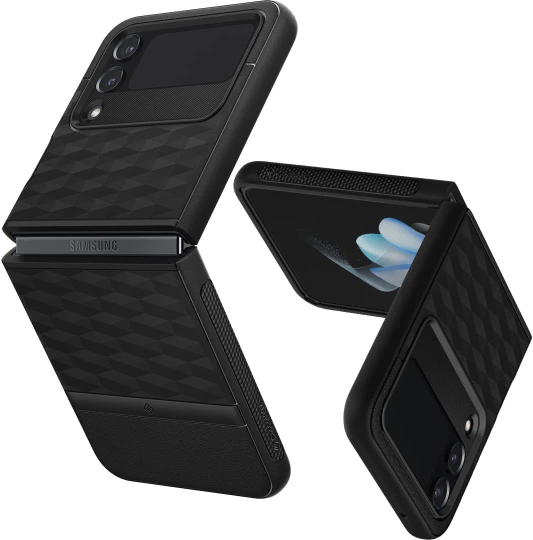 Caseology Parallax 3D Ergonomic Pattern Protective Case - Matte Black - Redpepper Cases