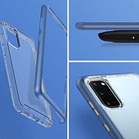 Caseology Skyfall Flex for Samsung Galaxy S20 Case (2020) - Clear and Flexible - Ocean Blue - Redpepper Cases