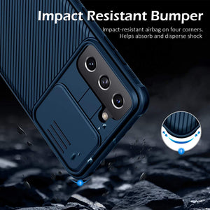CloudValley Samsung Galaxy S21 Case Camera Cover - Blue - Redpepper Cases