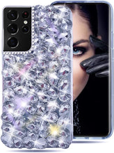 Load image into Gallery viewer, Compatible Galaxy S21 Ultra Case Luxury Shiny Cute Protective Cove - Redpepper Cases